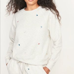 Vintage Crew Neck French Terry Sweatshirt NWT